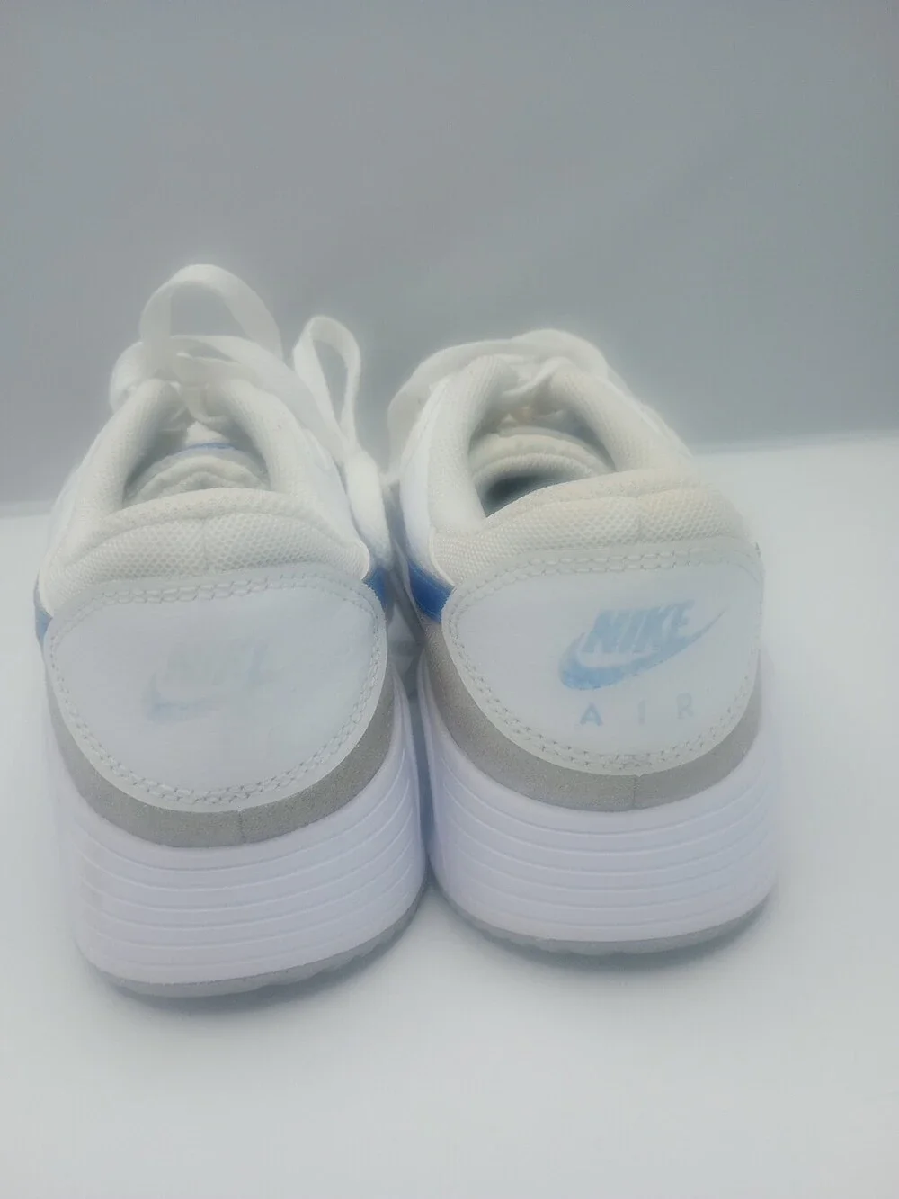 Nike Air Max SC CW4555-101 White /Game Royal-Wolf Grey Blue Men's Shoes Size 8.5